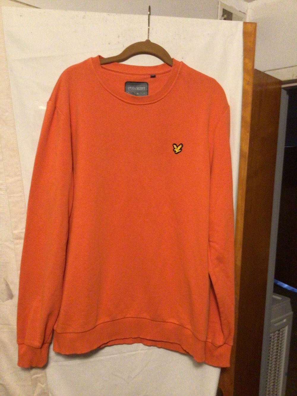 Lyle & Scott sweatshirt athletic ,gym wear hoodie with,casual wear SZ L